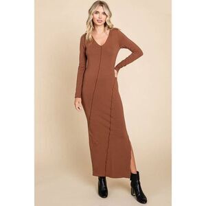 The Marilyn - Midi Dress with Slit Plus
